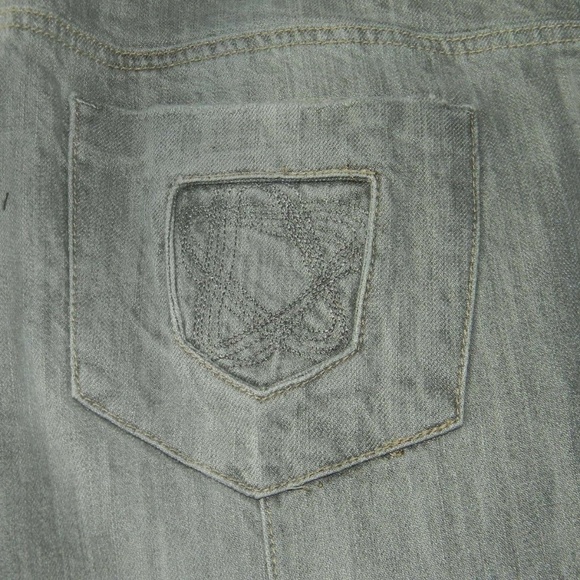 Prevoir Size 8 Demi Panel Gray Jeans NWT - Picture 5 of 5